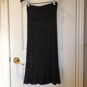 Black lurex skirt by Judith & Charles, Small, NWT